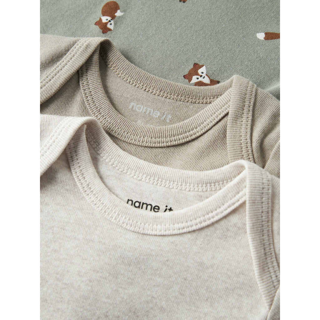 3бр. боди FOX Shadow органичен памук