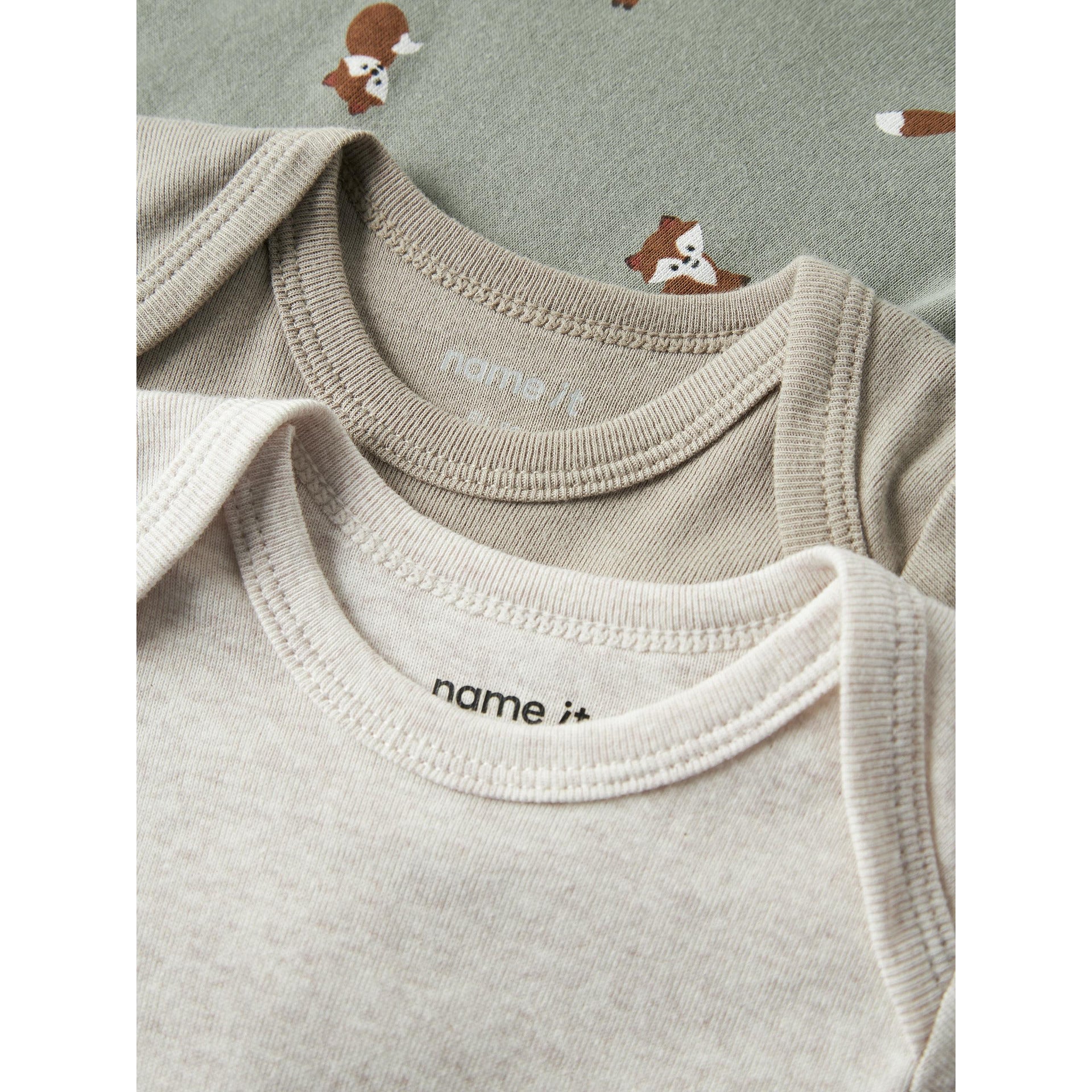 3бр. боди FOX Shadow органичен памук