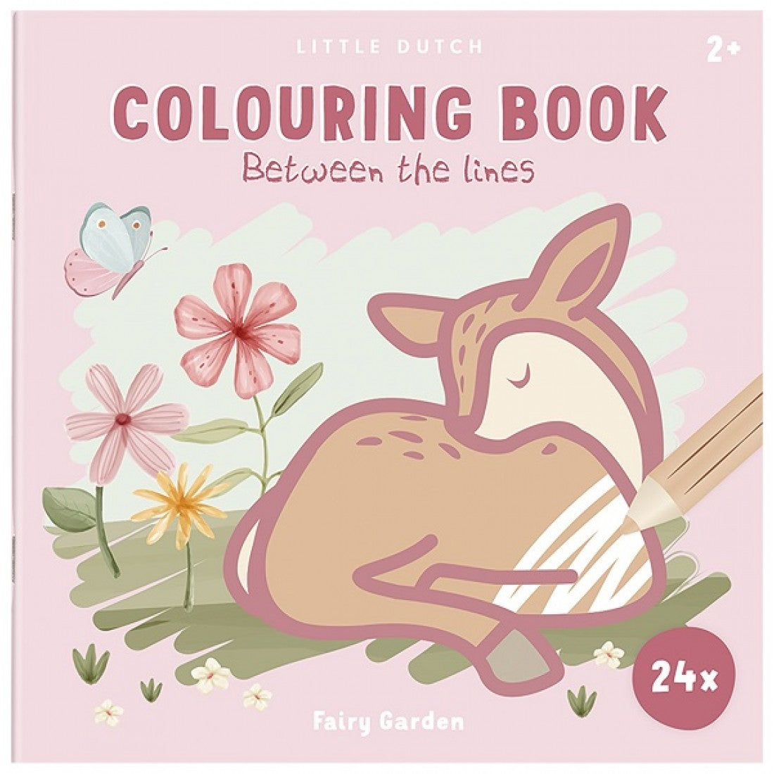 Книжка за оцветяване в линиите FAIRY GARDEN