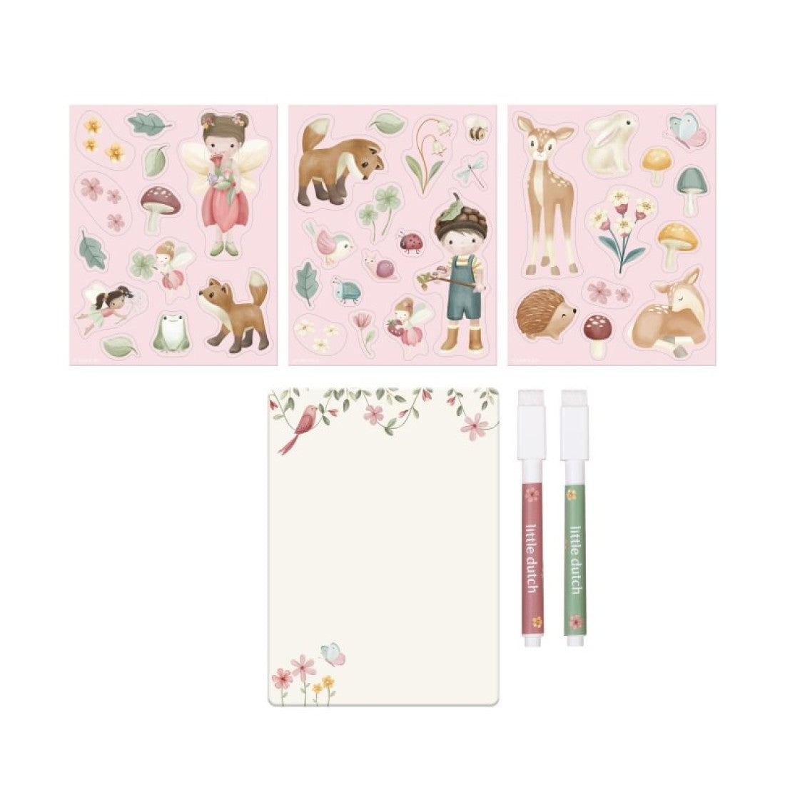 Комплект за оцветяване Rosa Fairy Garden - включва магнити и маркери