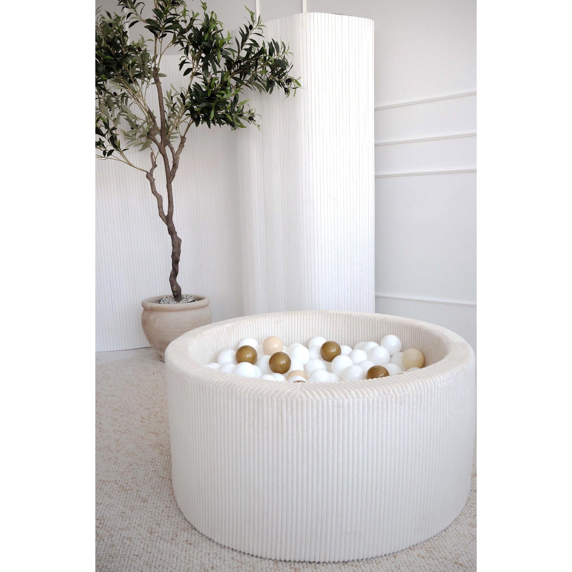 Басейн с топки Rib Velvet, крем