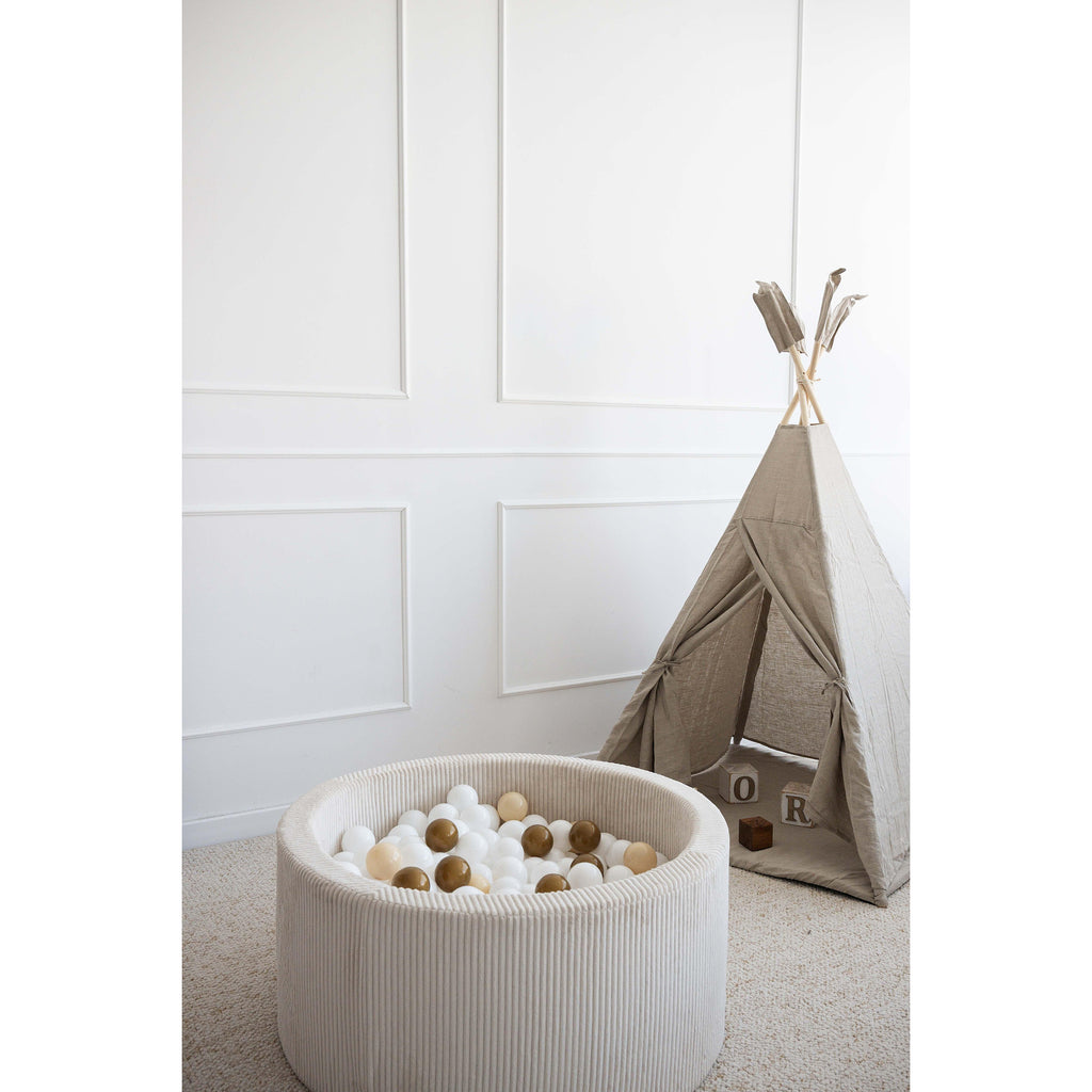 Басейн с топки Rib Velvet, крем