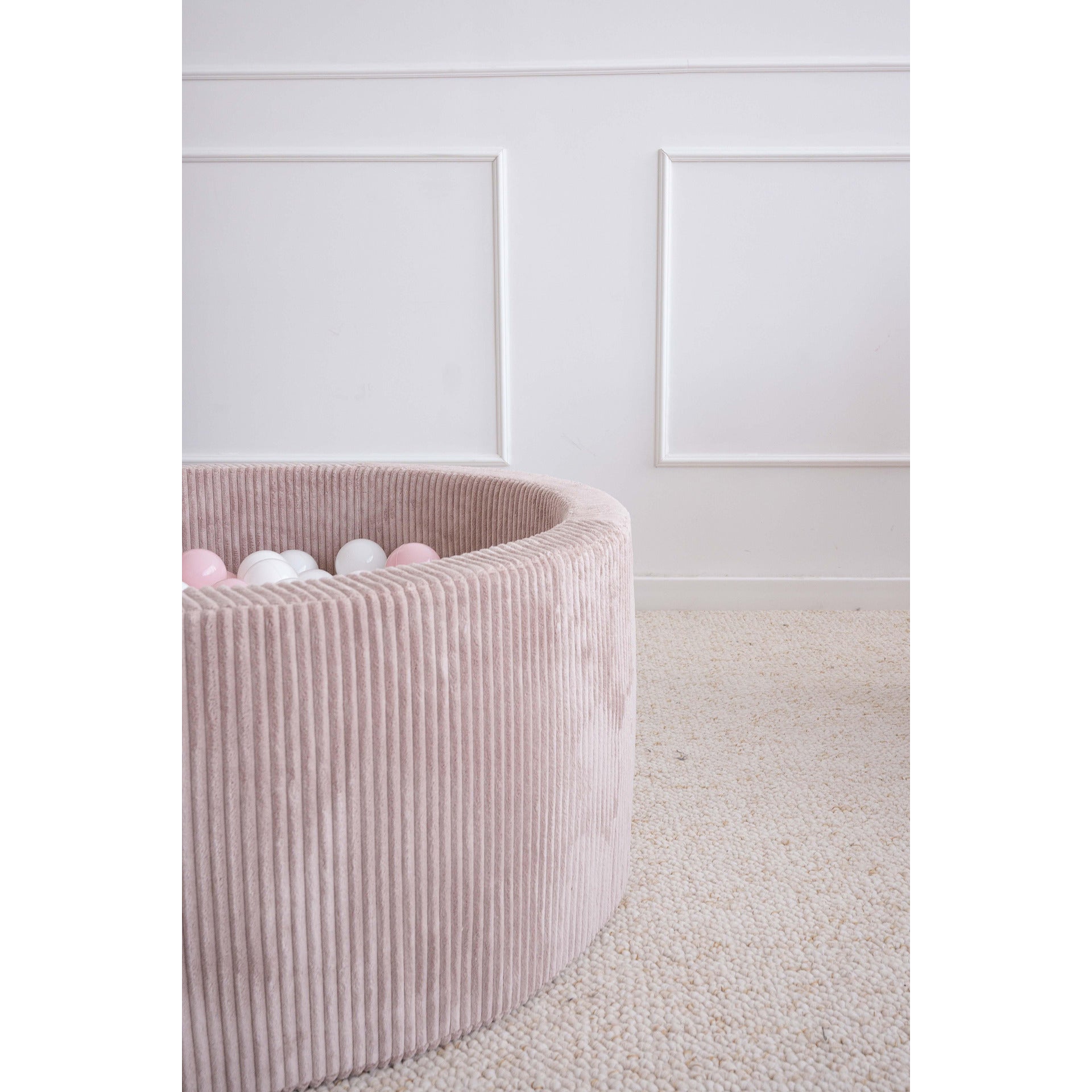 Басейн с топки Rib Velvet, мръсно розово