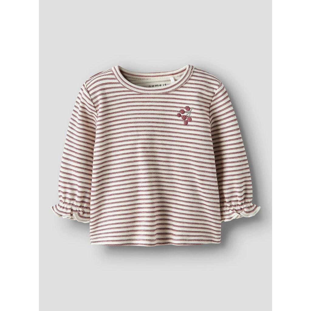 Блуза BRIPA Oxblood Red органичен памук