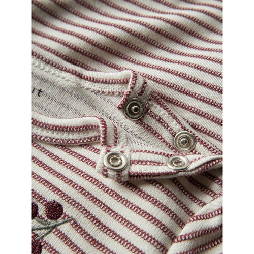 Блуза BRIPA Oxblood Red органичен памук
