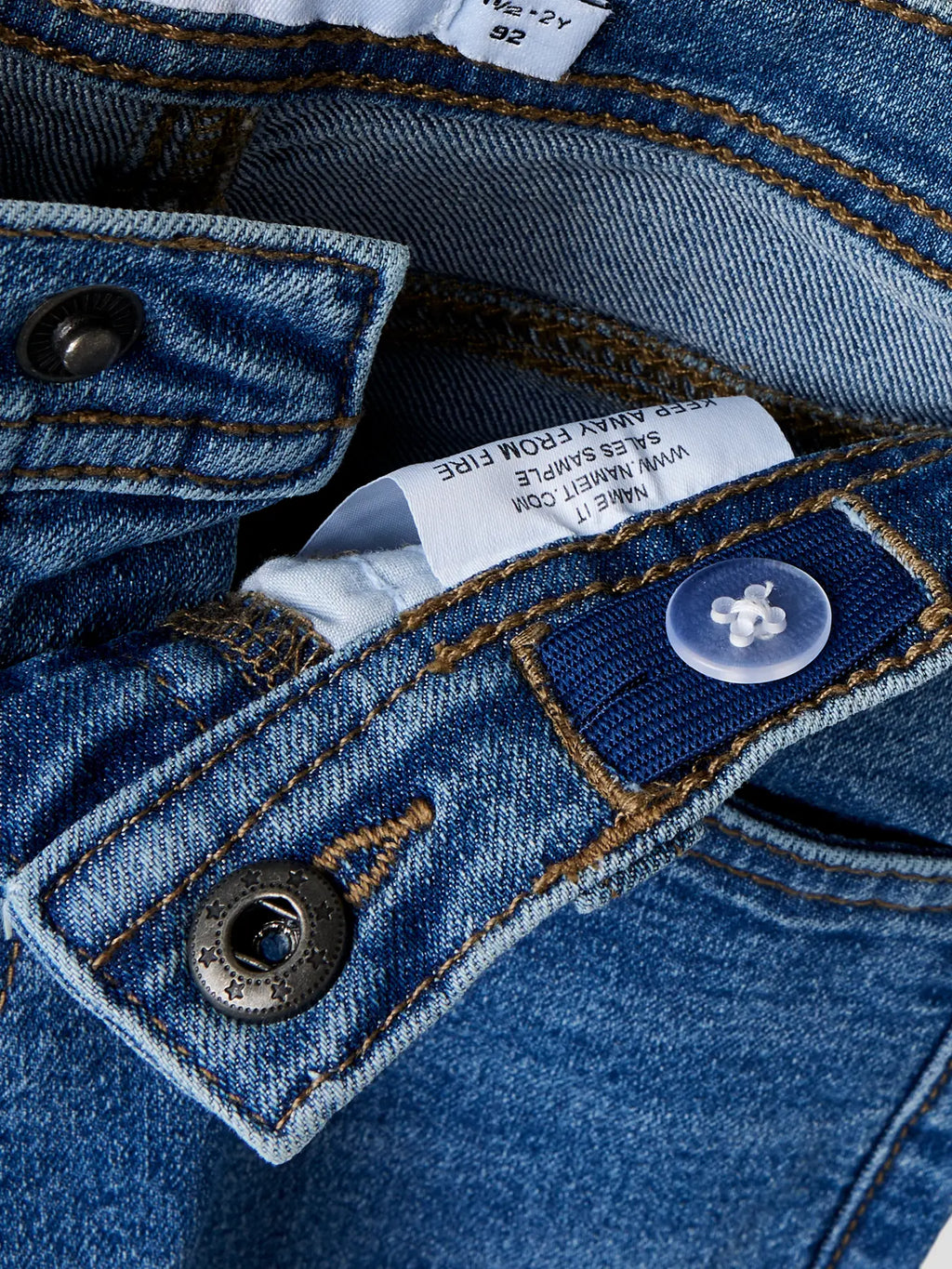Дънки RYAN STRAIGHT JEANS Medium Blue Denim