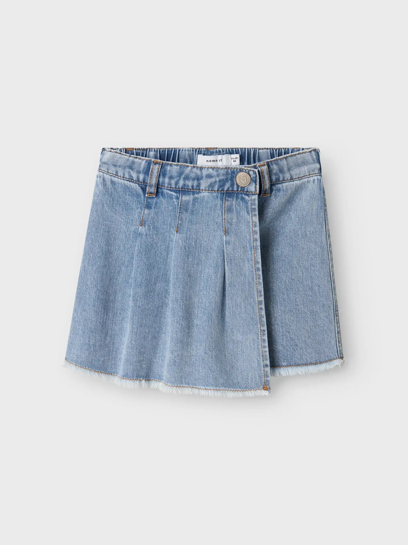 Дънкова къса пола-панталон