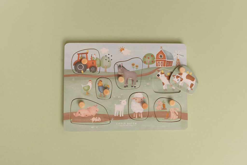 Дървен Музикален Пъзел Little Farm