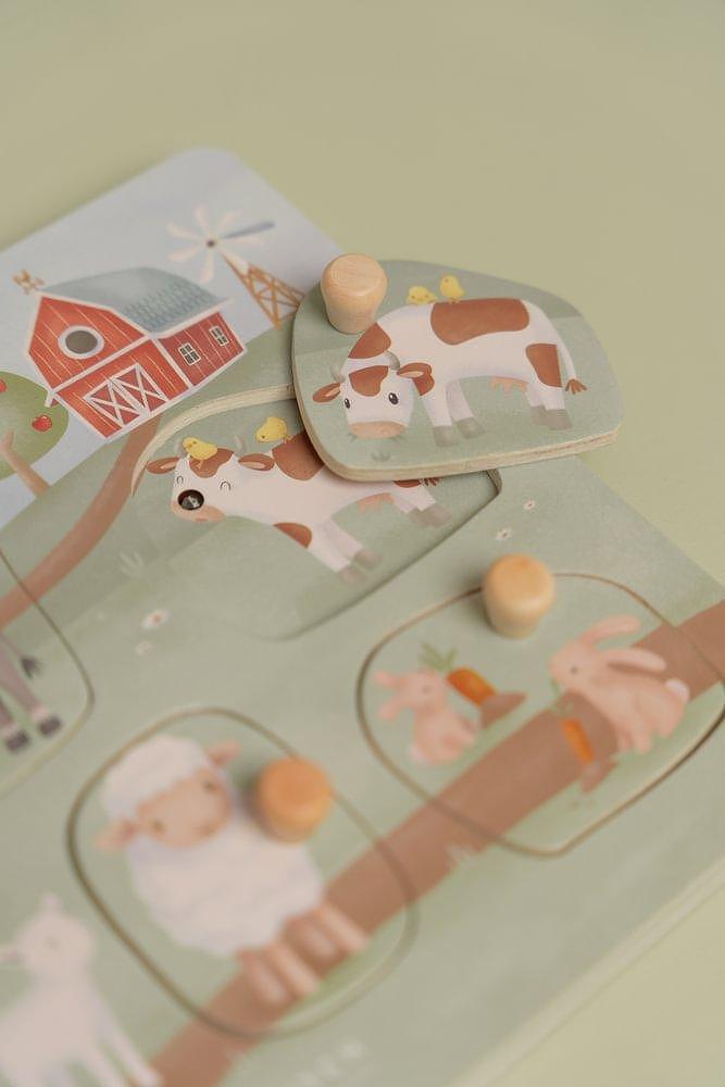 Дървен Музикален Пъзел Little Farm