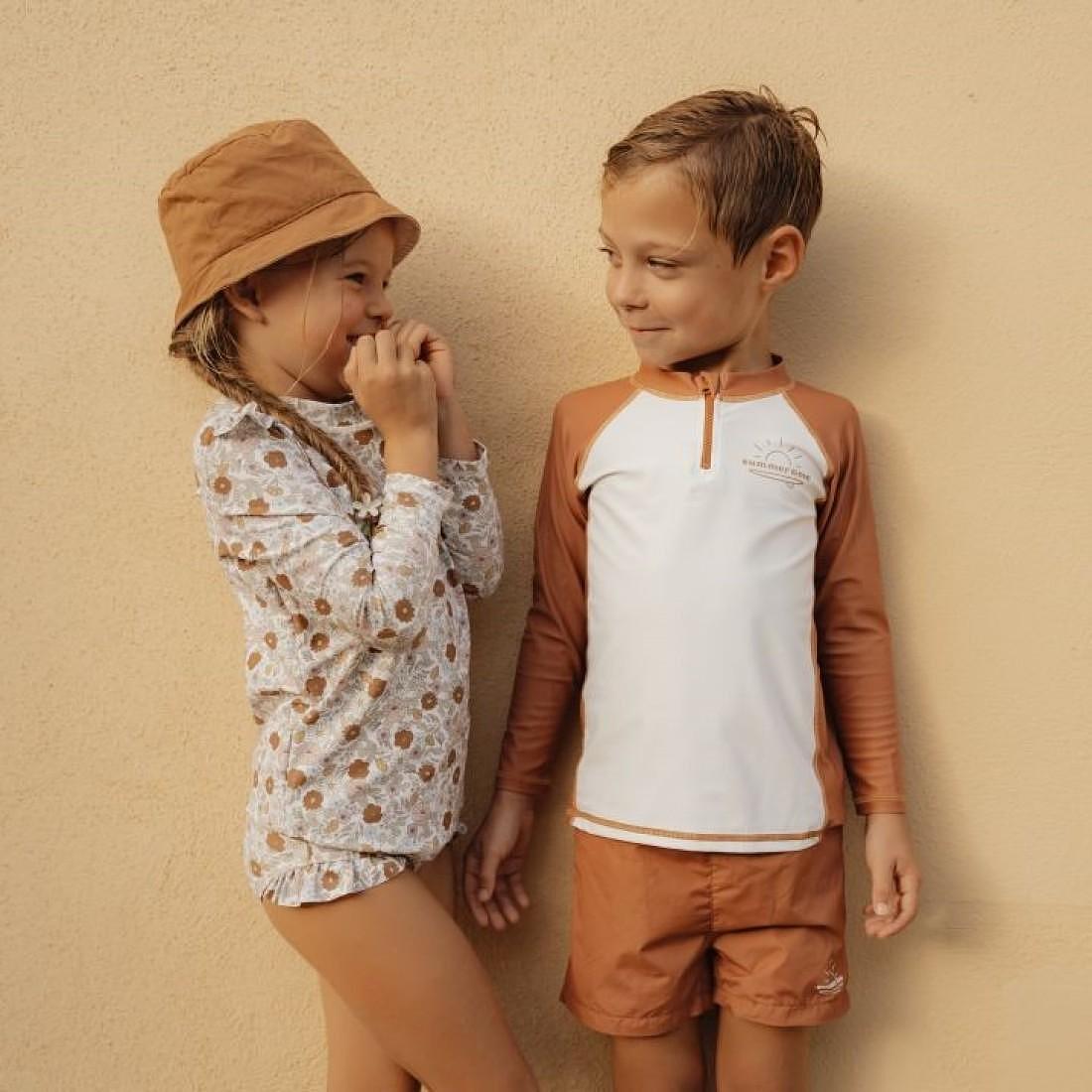 Двустранна Шапка за Слънце Orange / White