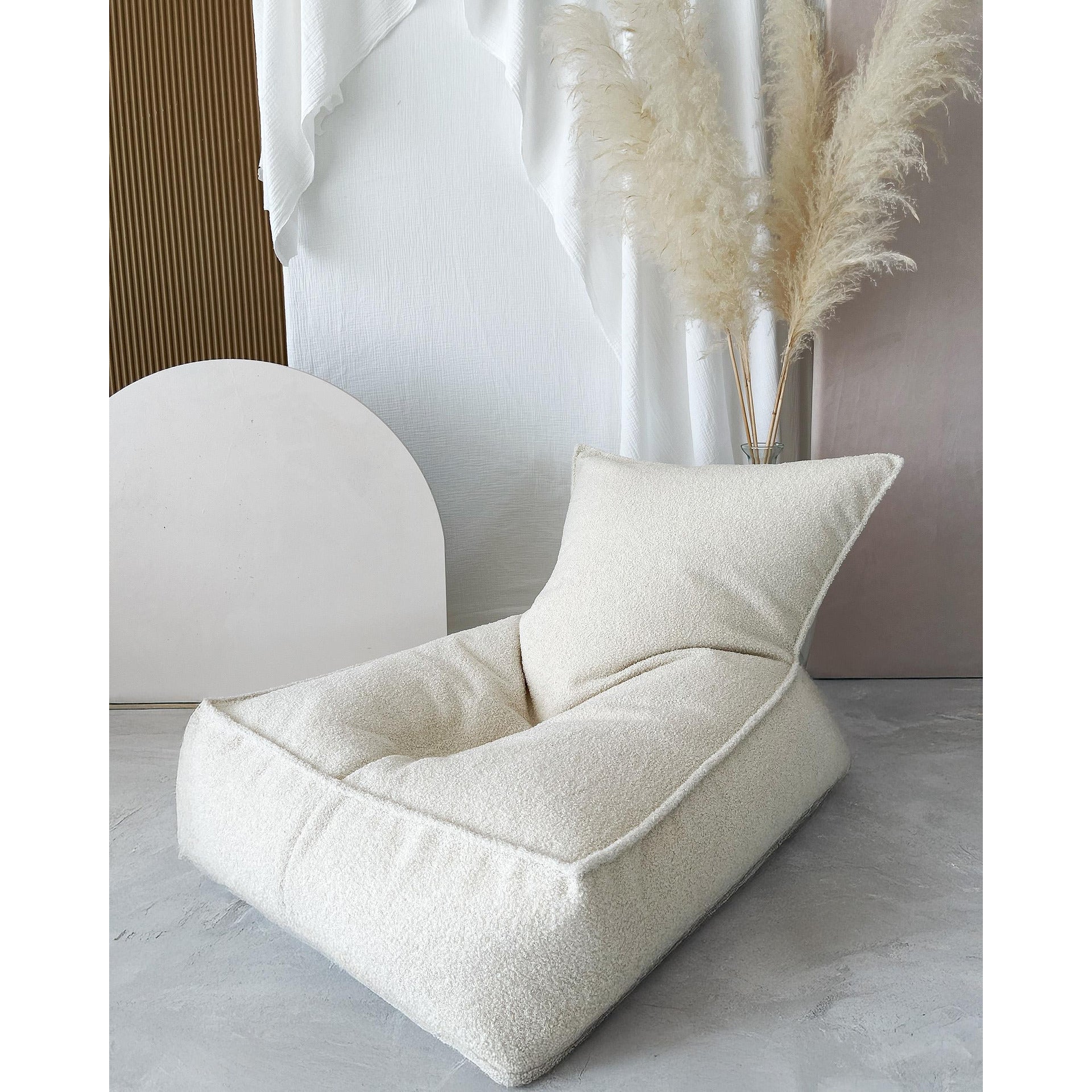 Пуф Bouclé, крем