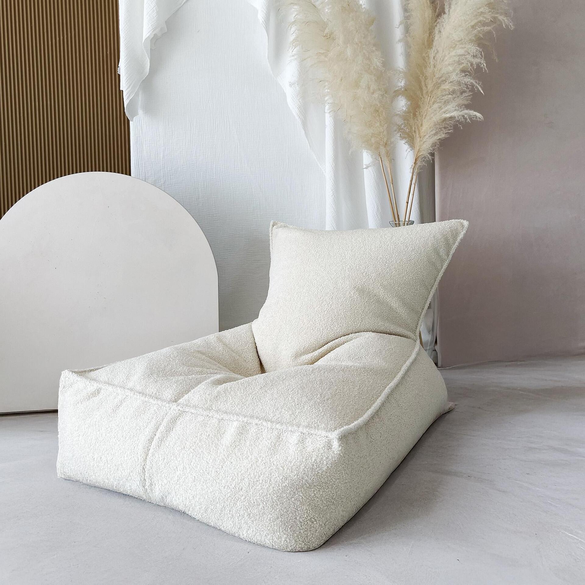 Пуф Bouclé, крем