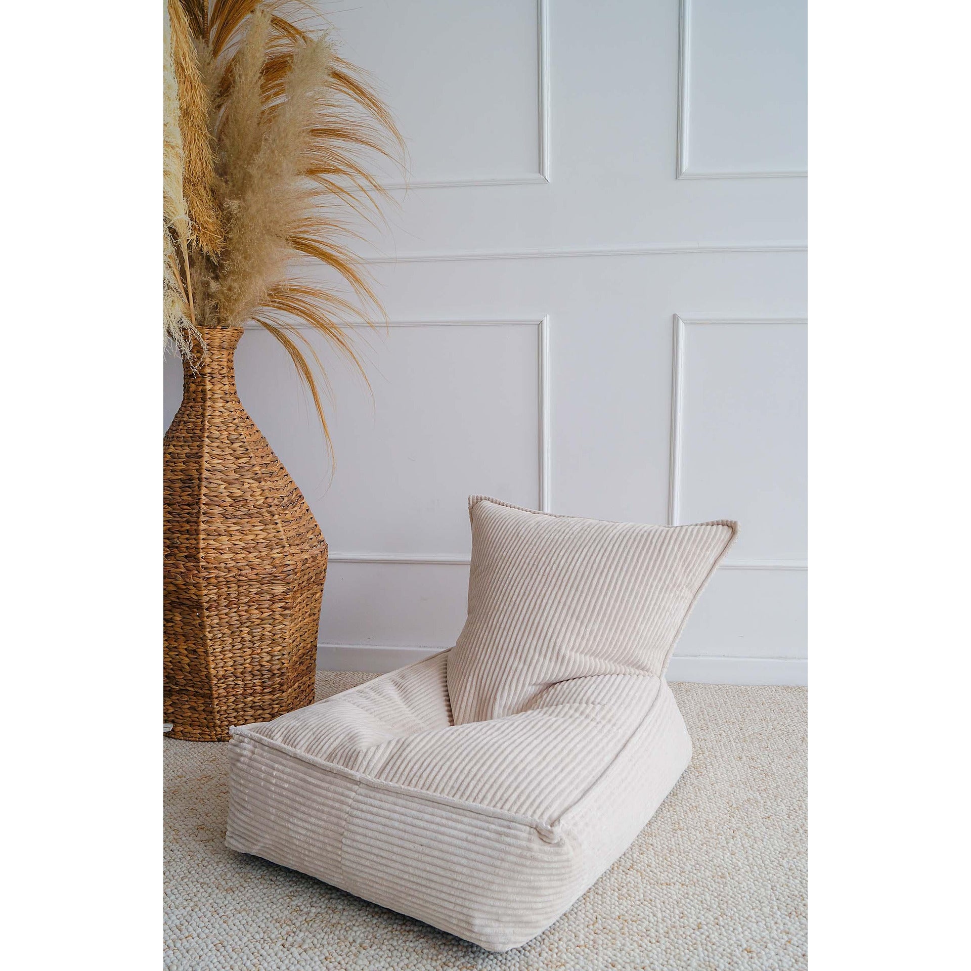 Пуф Rib Velvet, крем