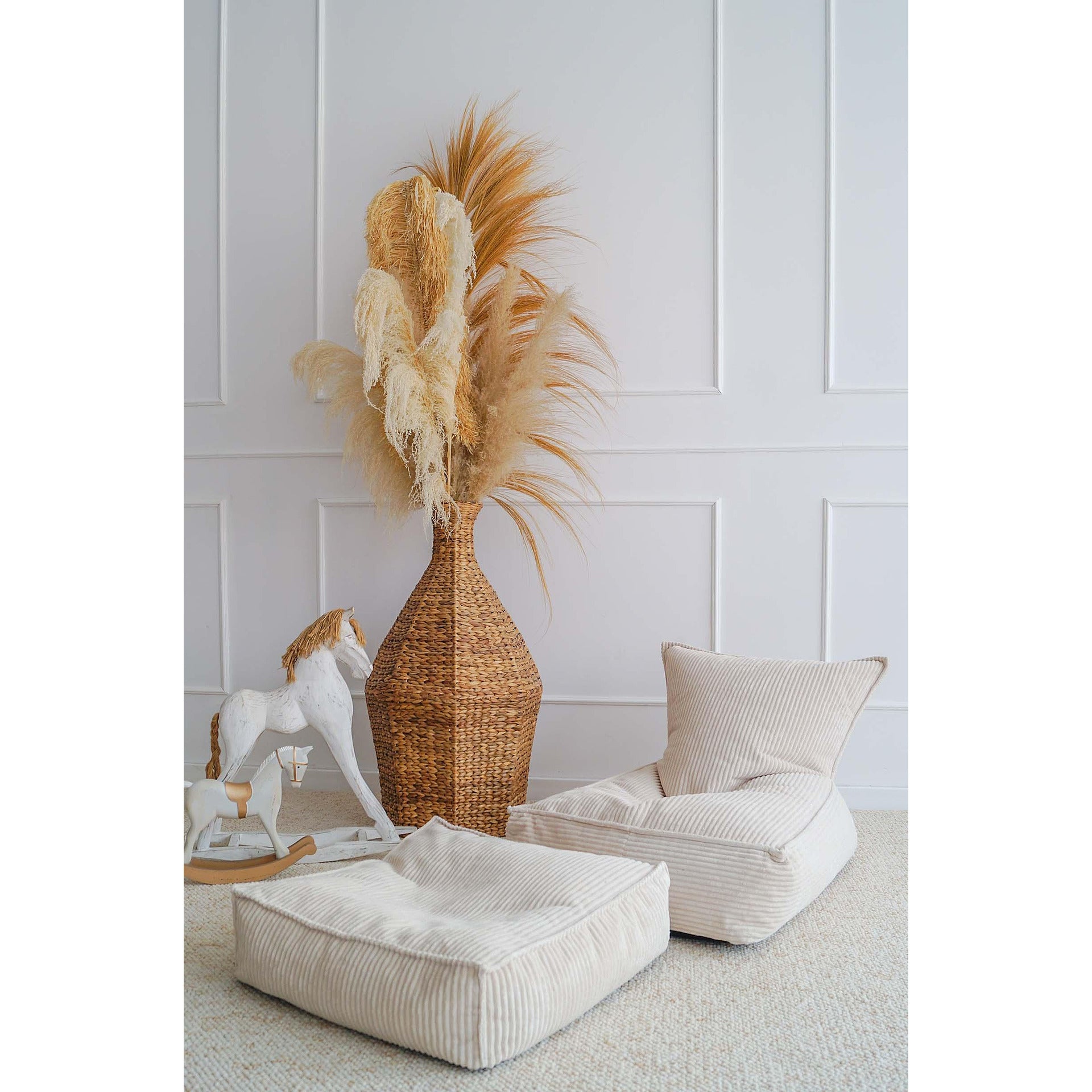 Пуф Rib Velvet, крем