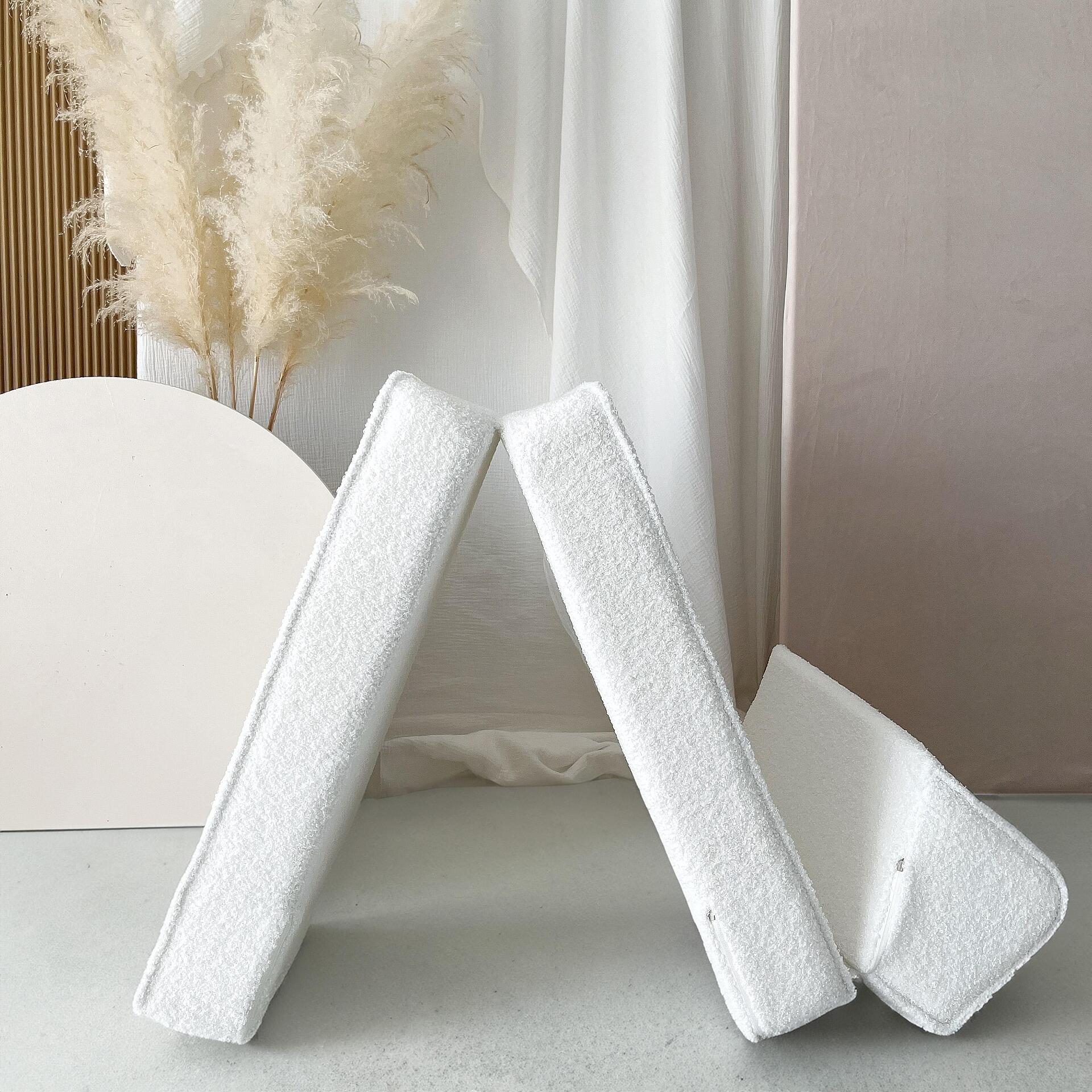 Шезлонг Bouclé, бял