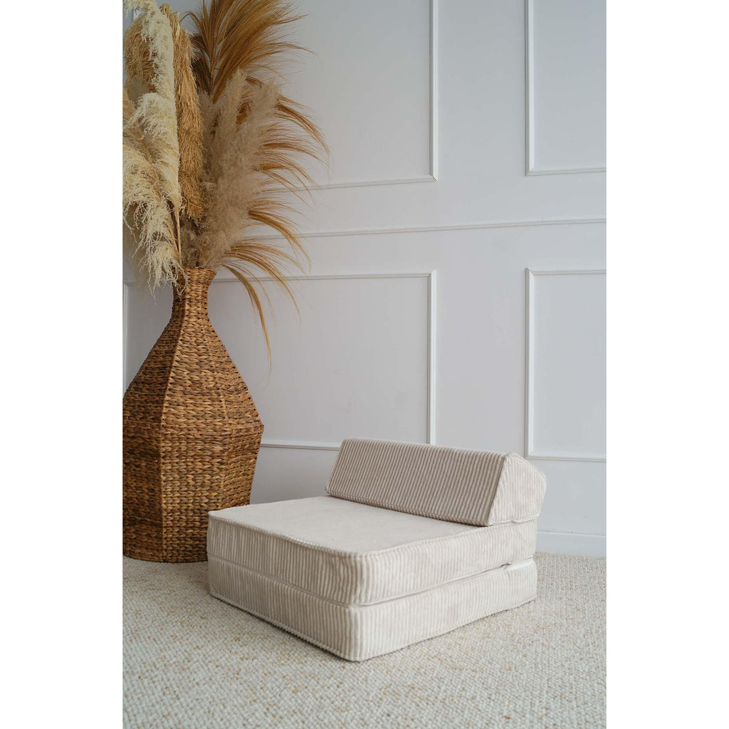 Шезлонг Rib Velvet, крем