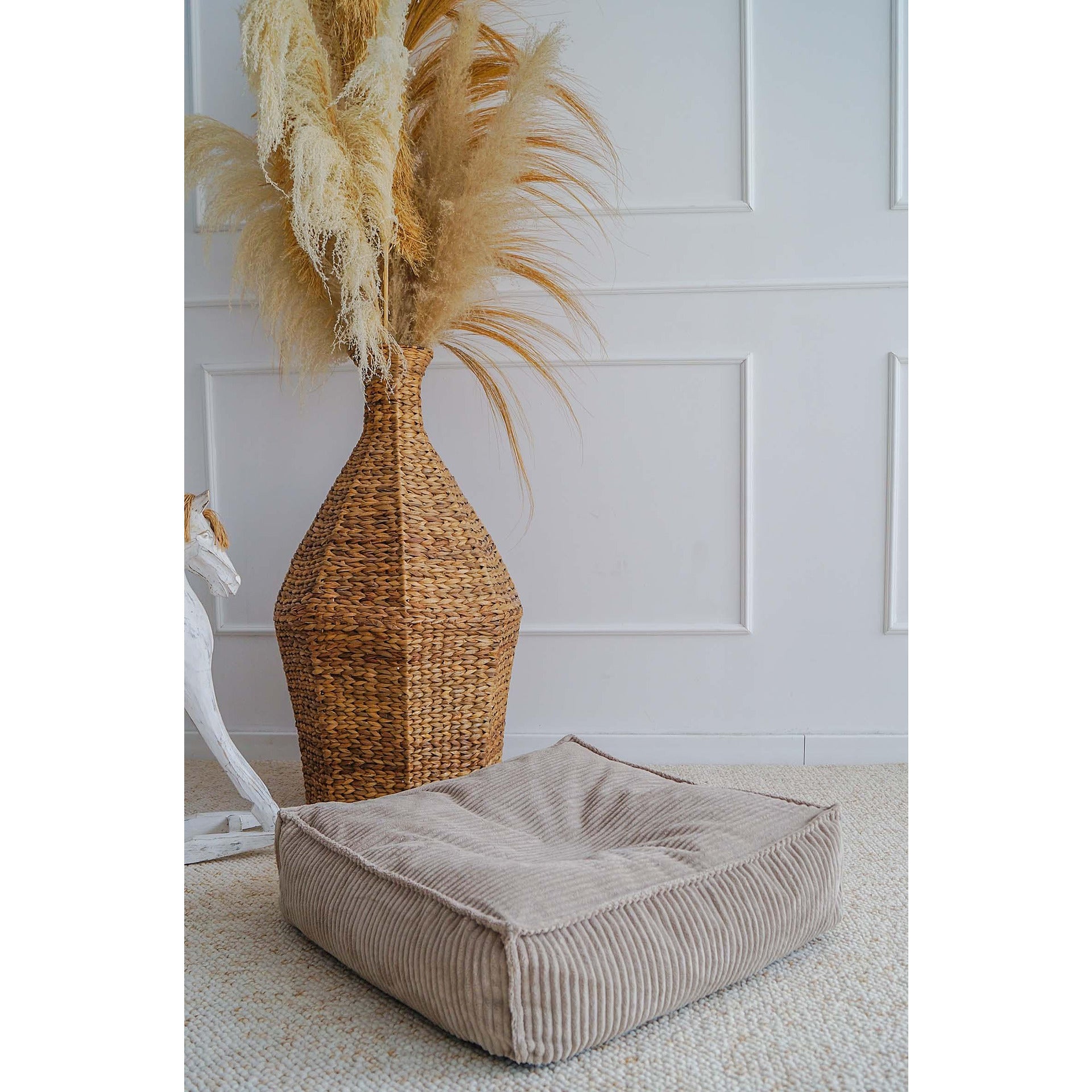 Табуретка Rib Velvet, бежов