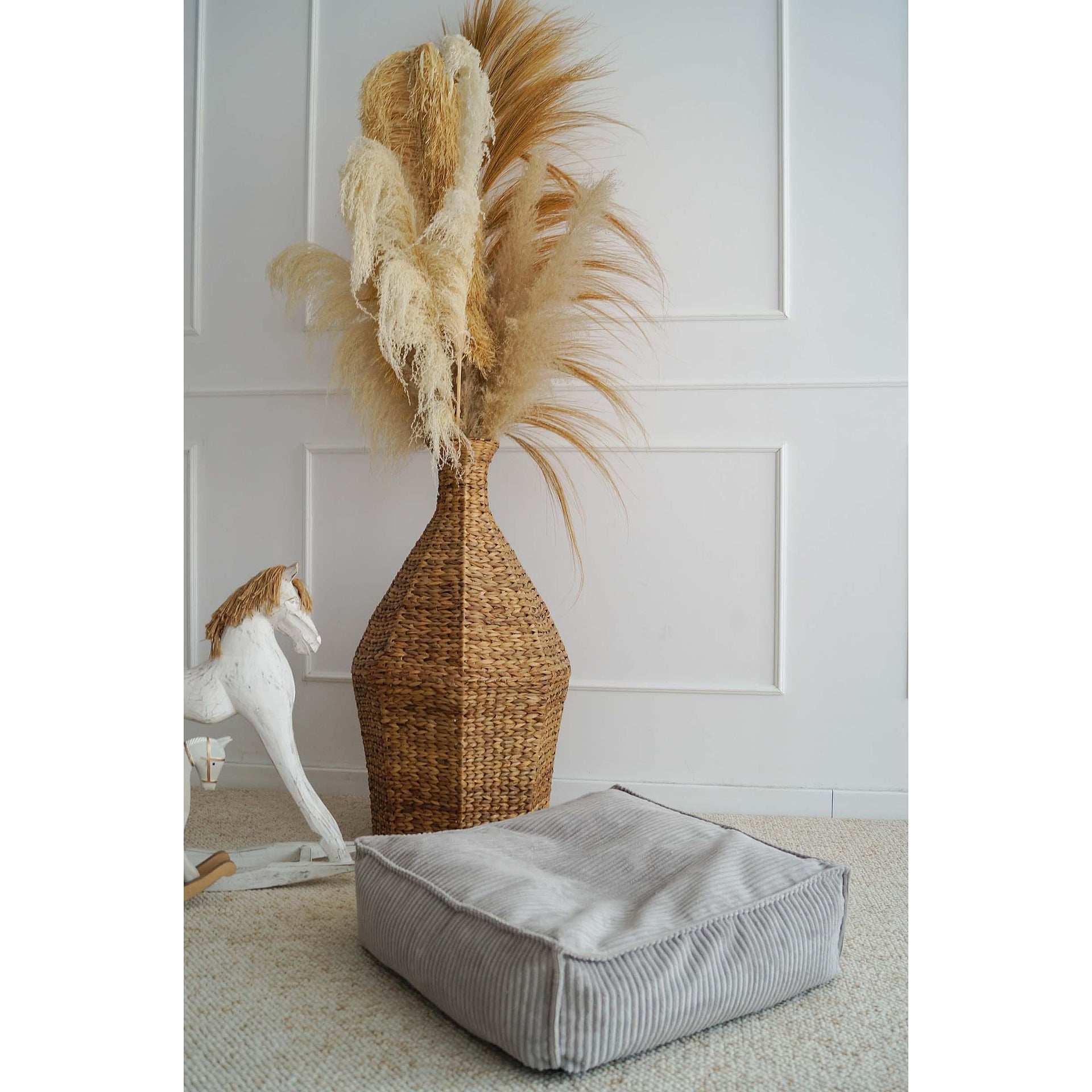 Табуретка Rib Velvet, сив